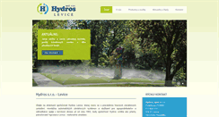 Desktop Screenshot of hydros-levice.sk